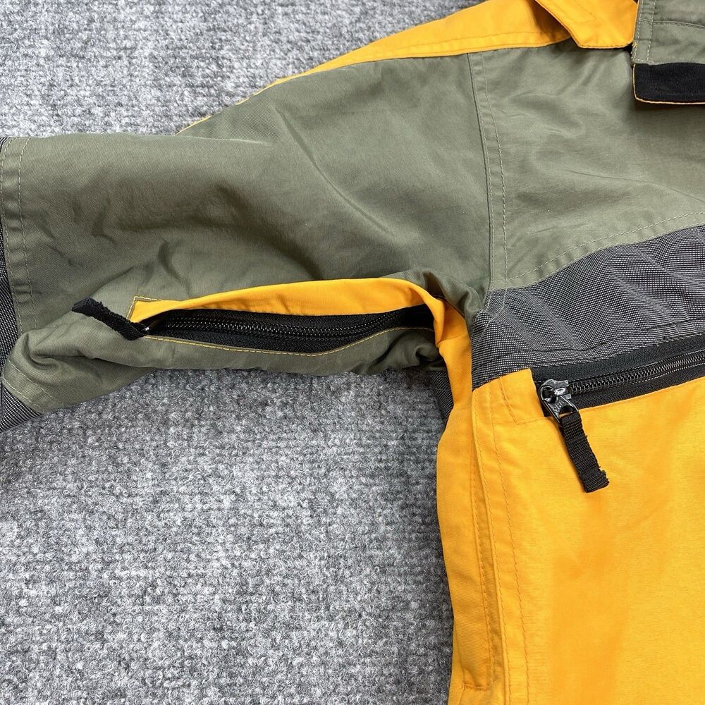 Boulder Gear XO Jacket Mens Small Ski Snow Utility Multi Pocket Yellow - Picture 10 of 16